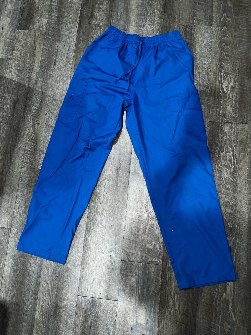 Classic Elastic-Waist women’s scrubs in Royal Blue